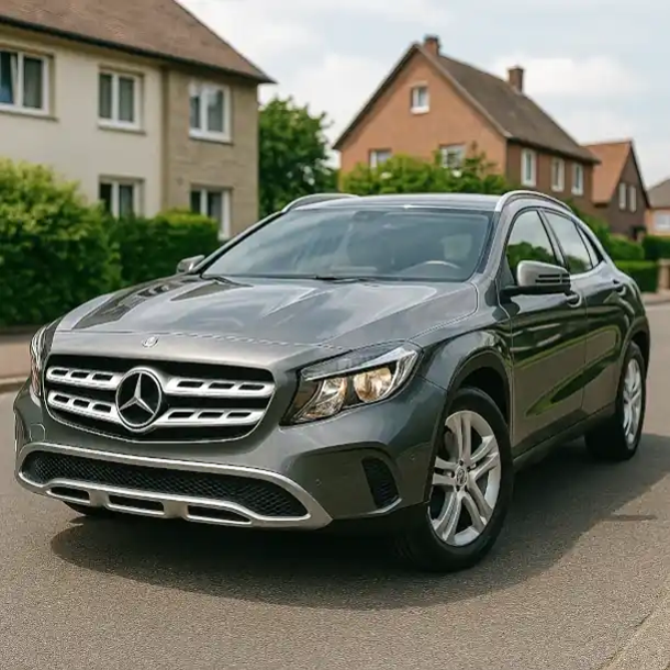 Ein gebrauchtes Mittelklasse-Auto, das zum Autoankauf in Wernigerode bereitsteht.